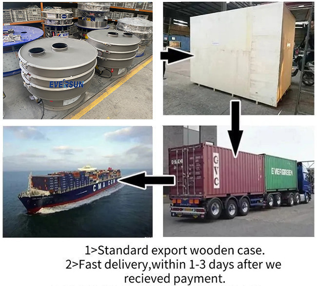 Stainless Steel Filter Rotary Vibrating Screen Round Powder Three Element Screen