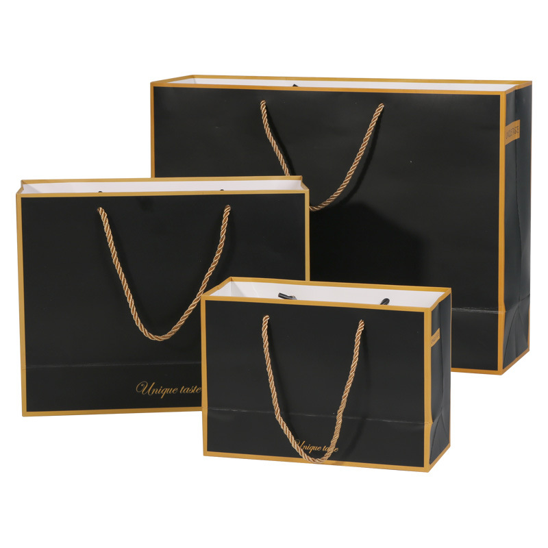 Recycled Bulk Kraft Paper Bags Gift Shopping Embossing With Handles