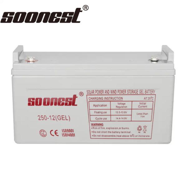 Soonest 250Ah Batteries For Solar Agm Gel 12V 100Ah Batteries 250Ah 200Ah Deep
