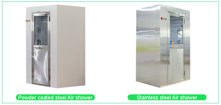 YANING Clean Room Equipment Air Shower Factory Supply Modular Intelligent Air Shower Room Stainless Steel Air Shower Nozzle