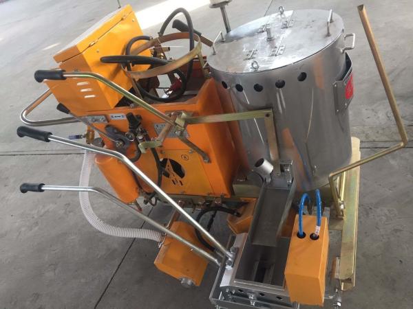 Road machinery, SRD 860 hand push thermoplastic road marking machine, road