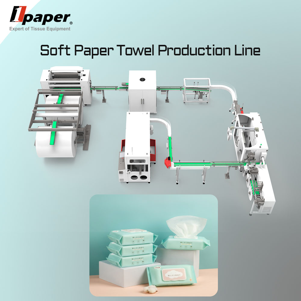 Drawing Facial Tissue Folder Slitter Bag Backing Machine Equipment with 120m/min Speed