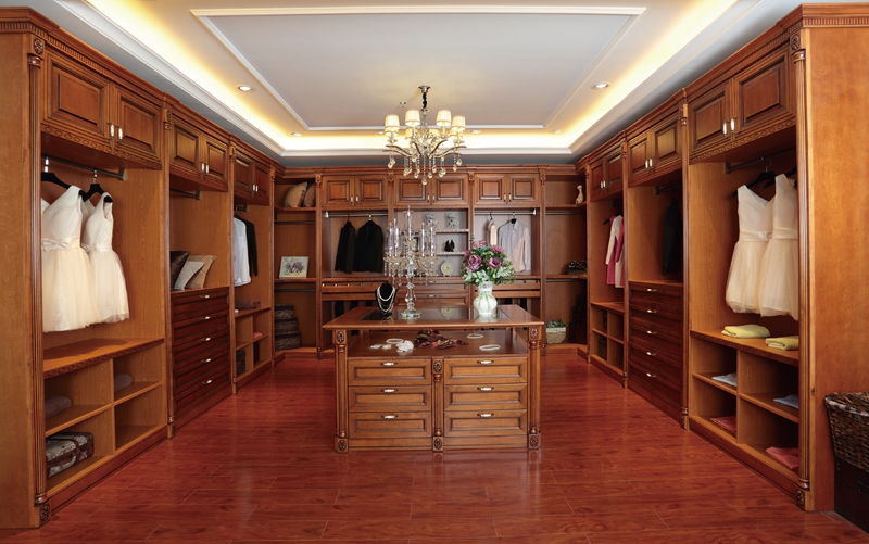 Adjustable Bedroom Furniture Wooden Wardrobe with Shaker Style from Modular YALIG