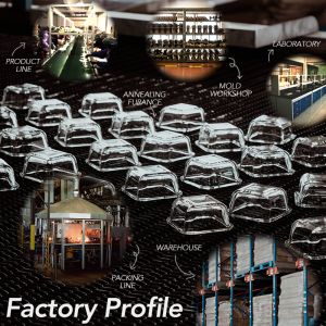 4-Lock Custom Glass Food Container with Back to School Design and Oven Safe High