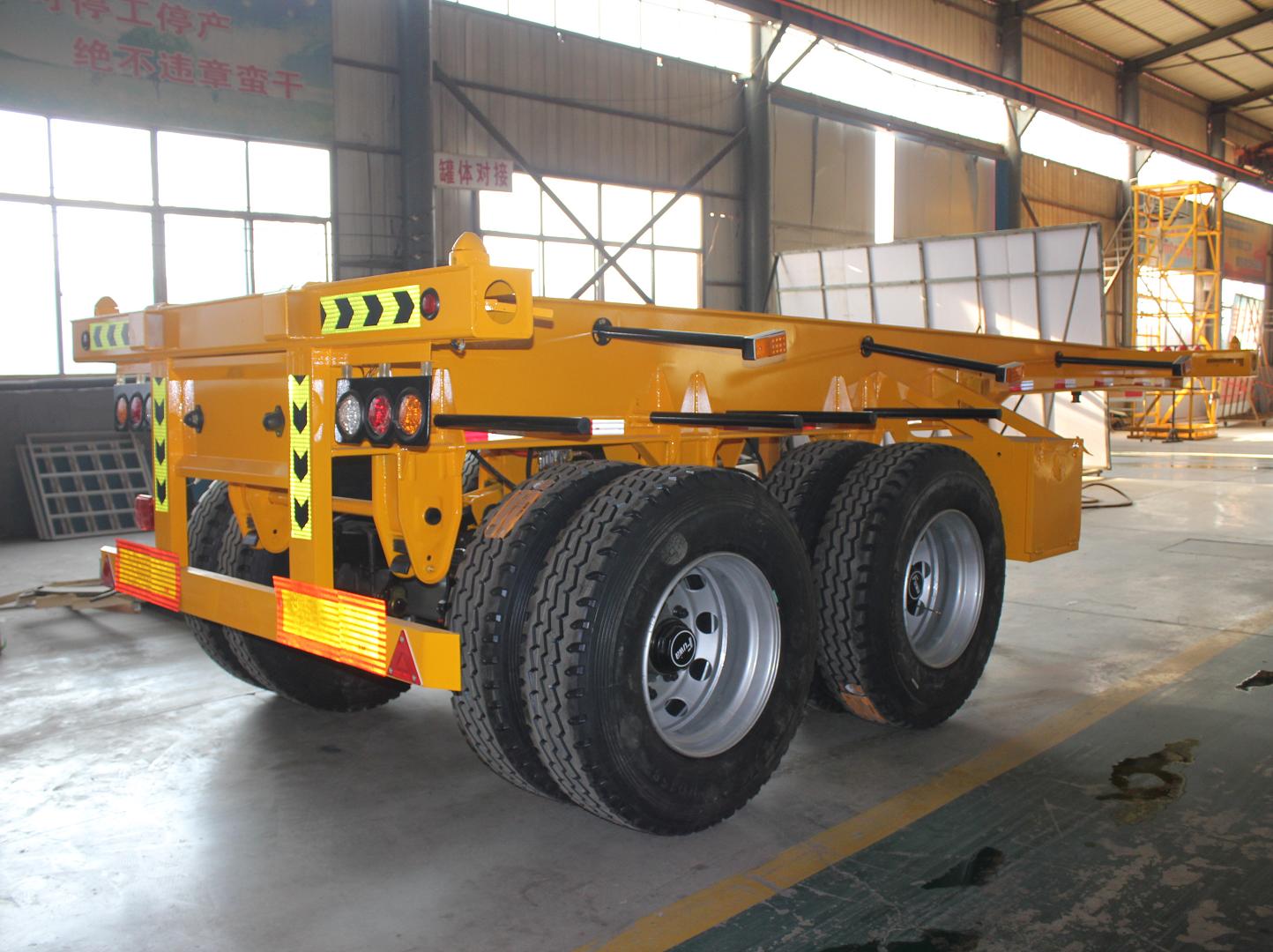 Interlink Flatbed Container Semi Trailer with Custom Colors and 235/75R15/2 Tires