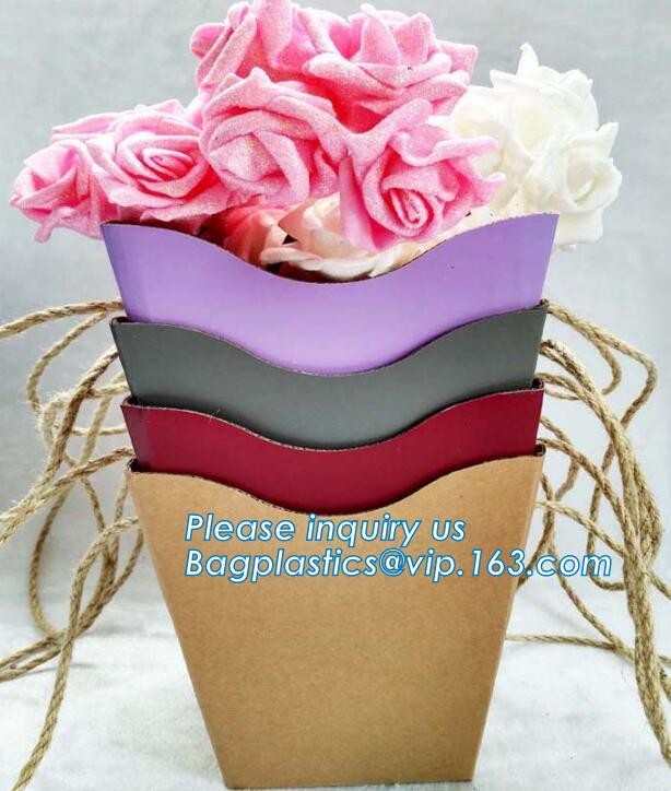 Customized Red Printed Kraft Paper Shopping Bag with Ribbon Handles and Bowknot,Kraft Paper Shopping Bag with Kinds off