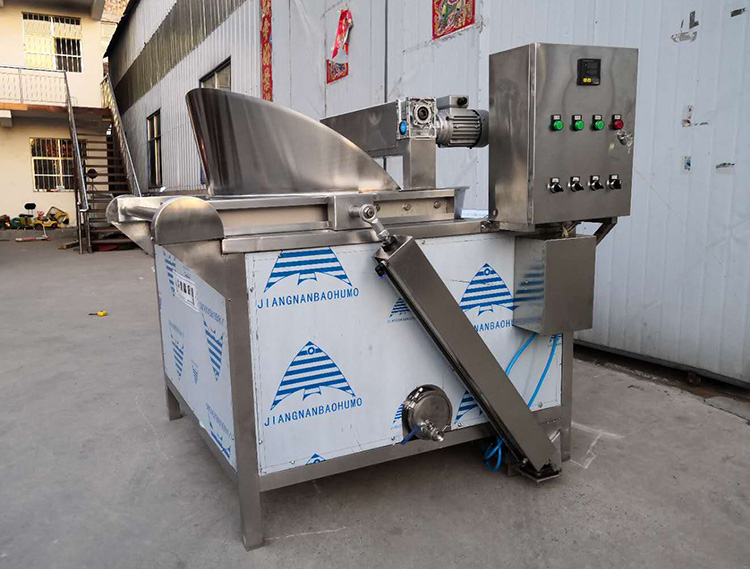 Small Automatic Fryer Machine Frozen French Fries Potato Chip Processing Line