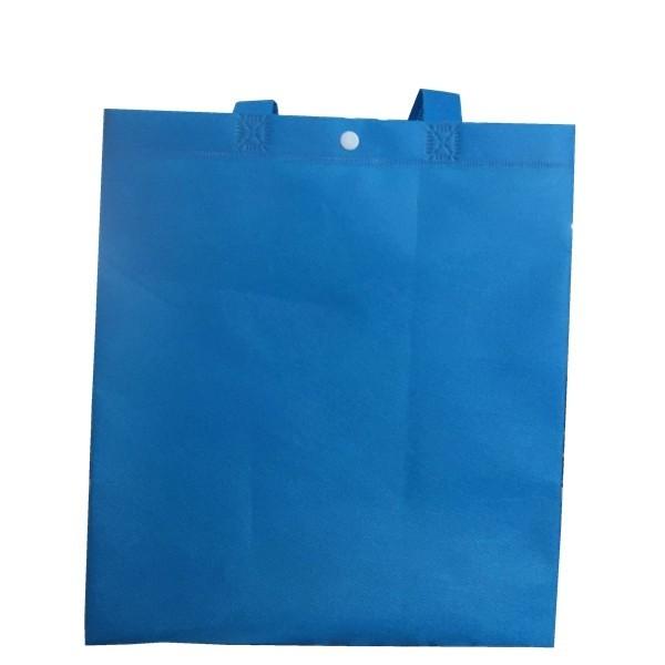 90g blue New Products Foldable Promotional Non-woven Shopping Bag with white
