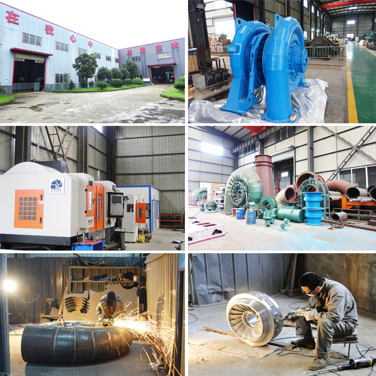 Straight League Francis Hydro Turbine Generator Hydroelectric Power 100KW To 1000KW