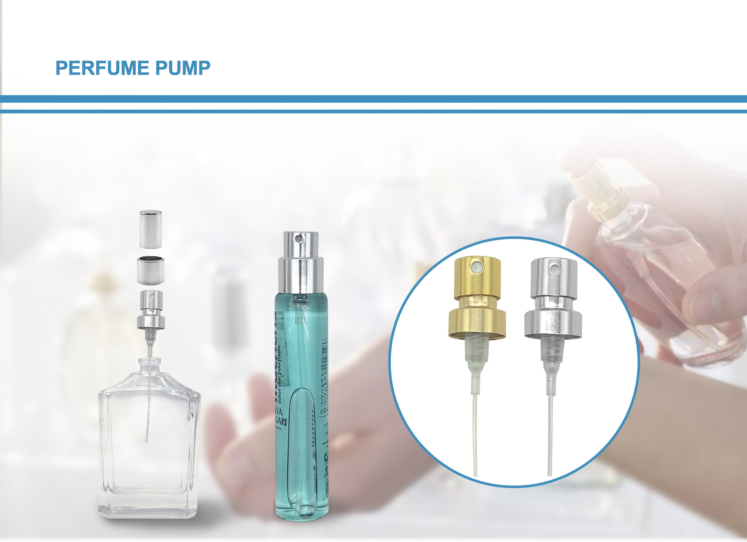 Luxurious Golden Perfume Bottle Sprayer - Elegant Dispenser for Fragrances