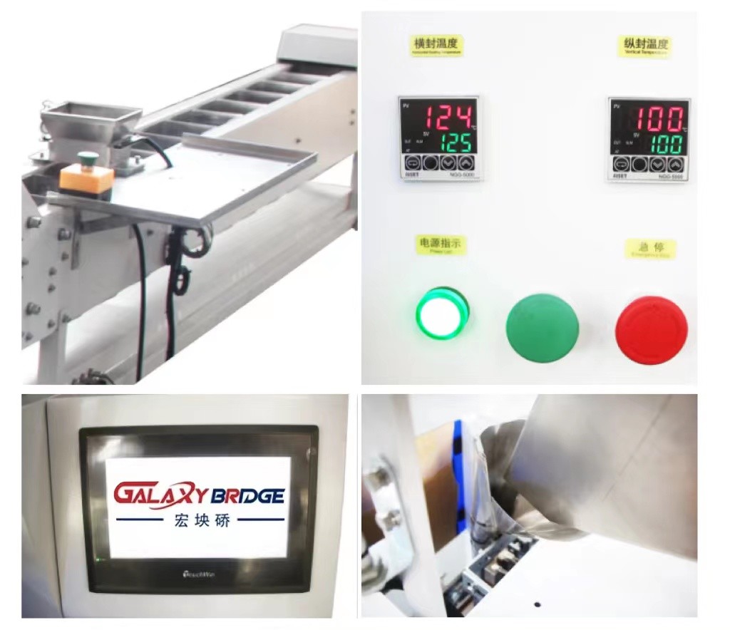 Medical Masks Bags Packing Machine ODM 750mm Nuts Fastener Plastic Parts