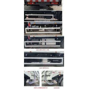 White 2025 4X2 Rubbish & Trash Collection Durable Garbage Compactor Truck