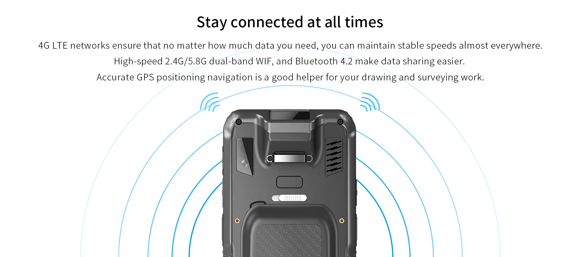 IP65 NFC 2D Scanner 4G LTE BT WiFi 6 inch Win10 Handheld Mobile Computer for ODM/OEM