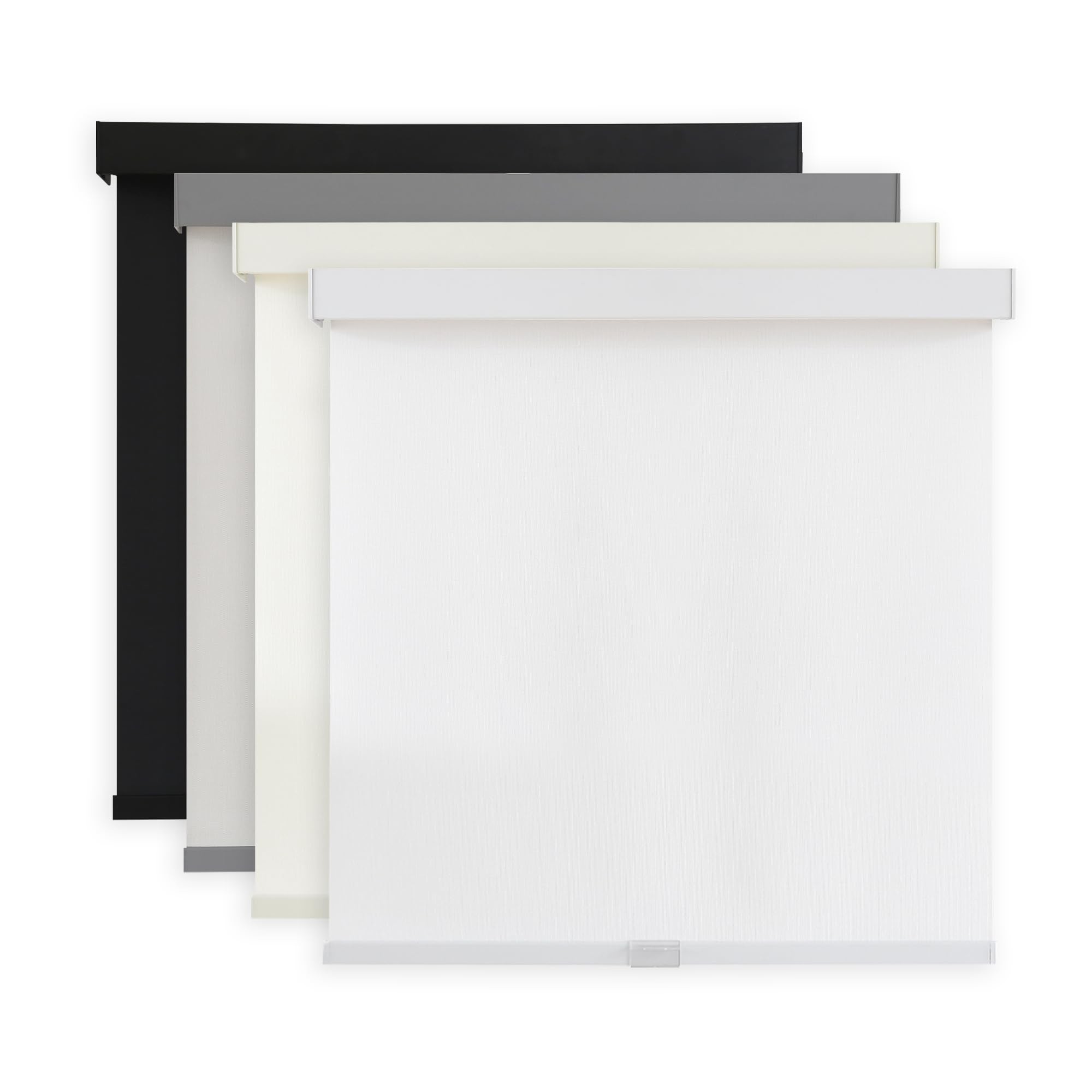 Plain Pattern White Coated 100% Polyester 2.8m Width Blackout Light Roller Blinds Fabrics For Window