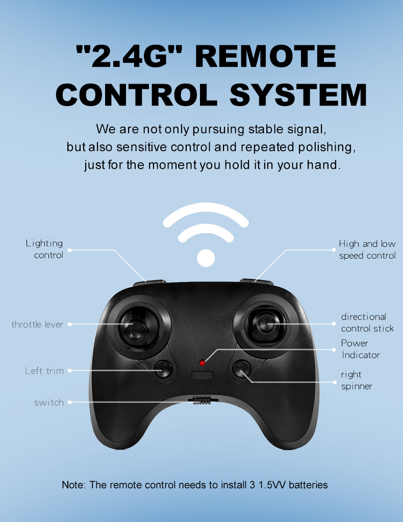 AA Controller Battery Rc Airplanes Toy For Boys Girls Kids Beginners 2.4ghz 2 Remote Control Plane with Ready-to-Go Assembly