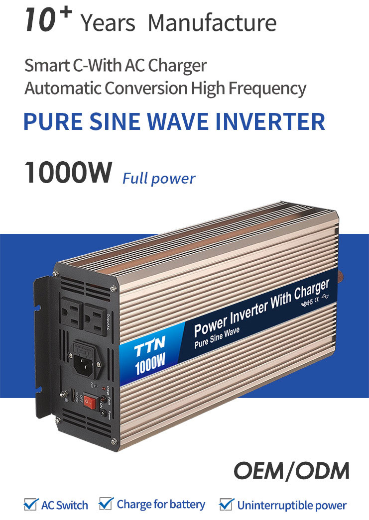 600W To 4000W Pure Sine Wave Power Inverter With Wireless Remote Control