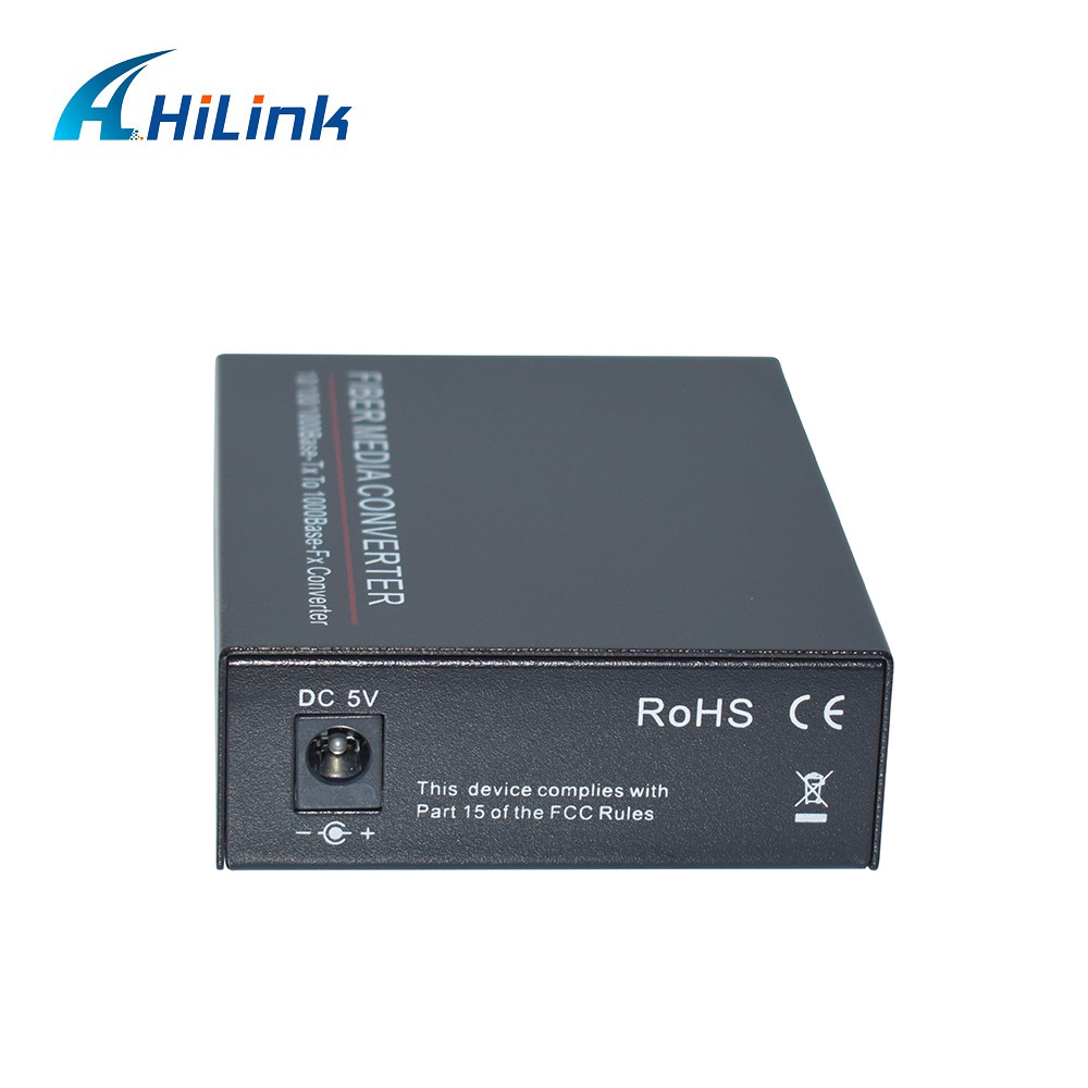 10/100/1000M Tx To 1000M SFP Media Converter 12V DC Power Supply For Fiber Networks
