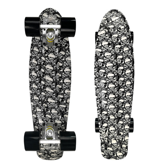 22inch Penny Board Skateboard Deck With Yellow Color For Beginners