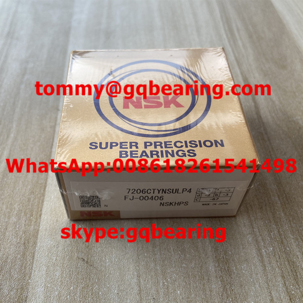 7206CTYNSULP4 Angular Contact Bearing P6 Spindle Ball Bearing