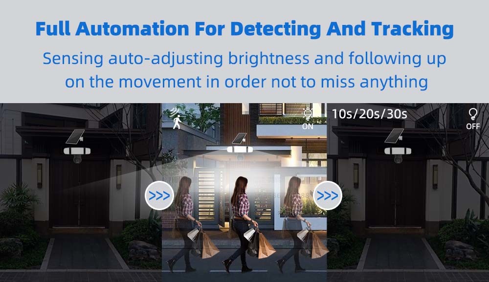 6MP 4G Dual Lens Spotlight Camera 1500 Lumens LED Solar Network Camera IP65 Waterproof