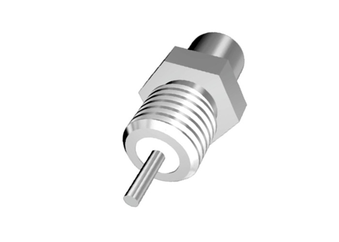 Straight Female MMCX RF Connector 50Ω Impedance With Silicone Rubber Sealing Ring