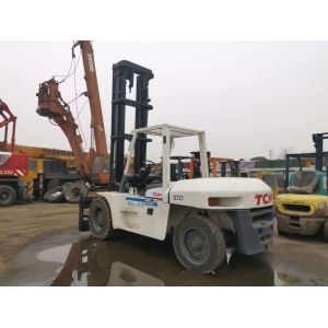 10T TCM FD100Z Second Hand Forklift Gantry Height 6m