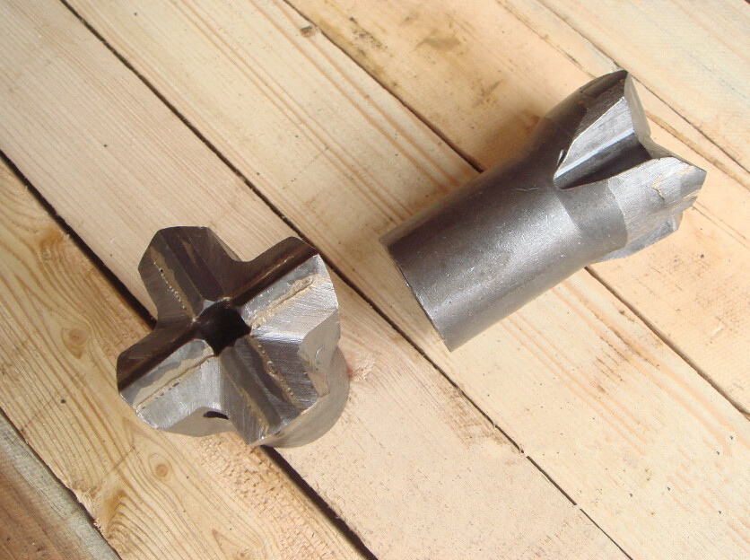 Tungsten Carbide High Speed Drill Bits 38mm H25 R28 Threaded Steel