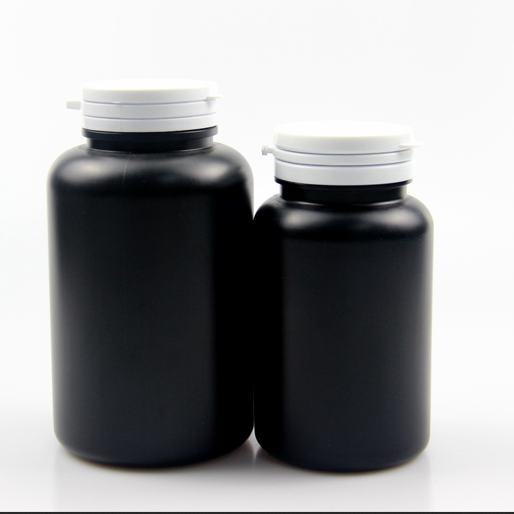 Nutritional Supplement PET PCR Bottle with Screw Lid Cap Ideal for Pill Vitamin Tablet Powder Capsule in Red Green Color