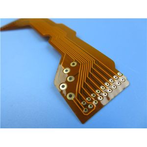 Flexible Printed Circuit (FPC) Built on 2oz Polyimide With Immersion Gold and