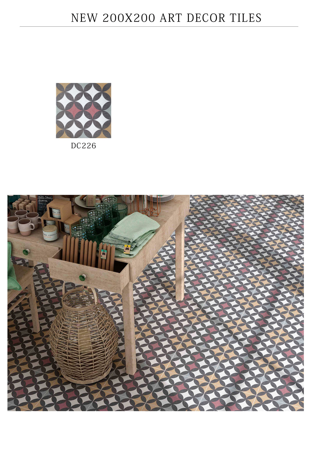 Wear-Resistance Red Stylish 20x20cm Wall Ceramic Rustic Tiles For Bathroom And Durable Floor Tile For Bedroom