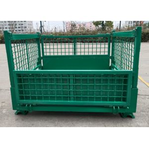 Stackable Wire Mesh Pallet Cage Stillage Containers OEM