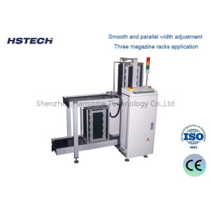 China Touch Screen PLC Control System PCB Unloader Handling Equipment with 6 Magazines Loading Capability on sale China Touch Screen PLC Control System PCB Unloader Handling Equipment with 6 Magazines Loading Capability on sale