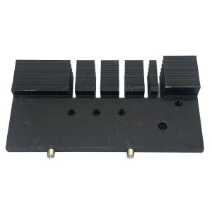 Factory ODM OEM Custom Aluminum Alloy Heat Sink For LED Light Zinc Plated LED