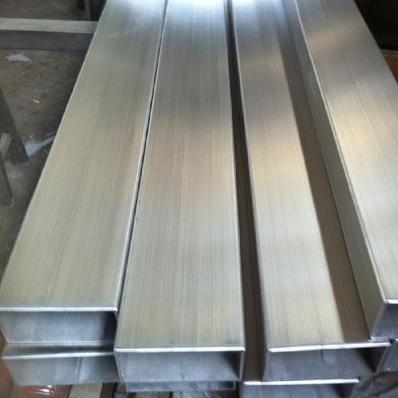 Bright Polished 300# 400# 600# Stainless Steel Square Pipe Tube Grade 201 304 in 6m Length for Structure
