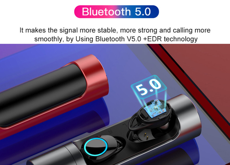 Waterproof IPX6 In Ear True Wireless Earbuds