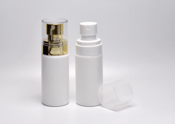 40ml cylinderic opal white glass bottles, glass primary cosmeceutical packaging