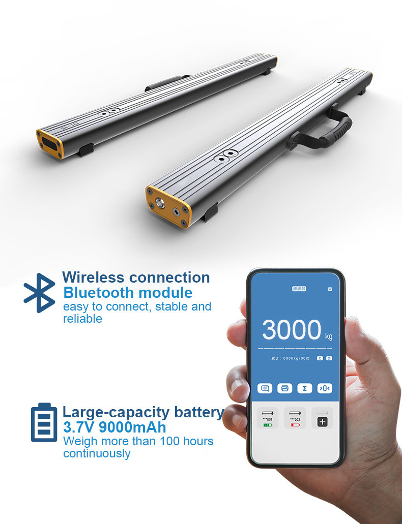 Professional and Flexible Pallet Beam Scale for Intralogistics Solutions