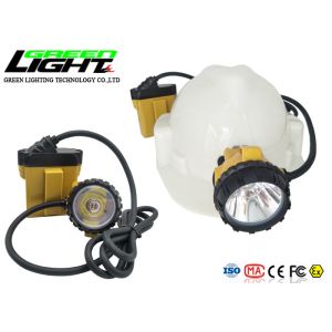 China 25000lux 3W 10.4Ah Rechargeable LED Mining Headlamp on sale