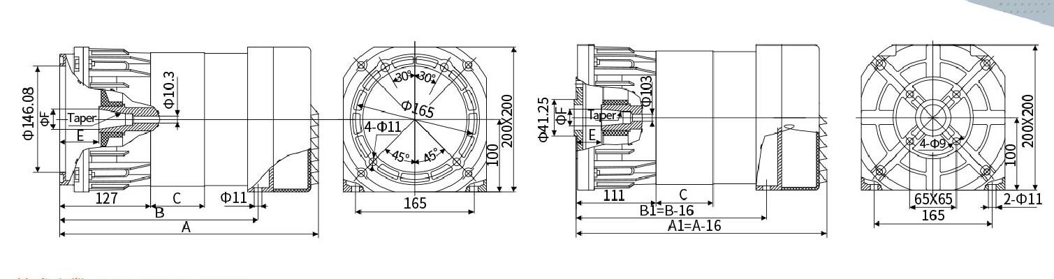 Black And Silver Color High Performance Alternator GENFOR / OEM Brand