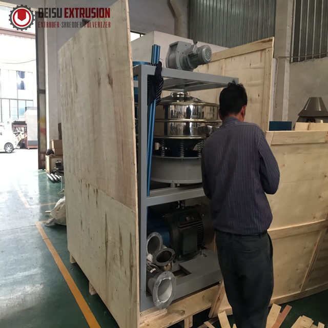 LDPE LLDPE HDPE PE 45KW Industrial Pulverizer Machine