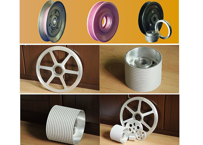 Corrosion Resistance Industrial Machine Parts Ceramic Combination Guide Wheel