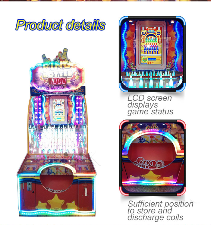 Commercial Redemption Game Machine Tickets Arcade Automatically Out Rings
