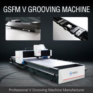 Efficient Four Sided V Grooving Machine Fully Automatic For Door Industry