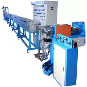  Silicone Rubber Wire Extrusion Machine With Automatic Feeding Device Manufactures