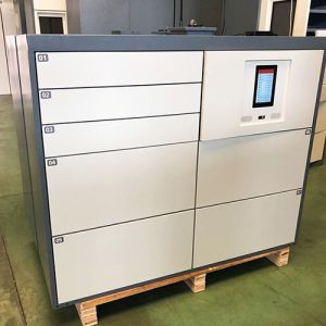 Winnsen Delivery Robot Parcel Locker Last Mile Contactless Card Reader