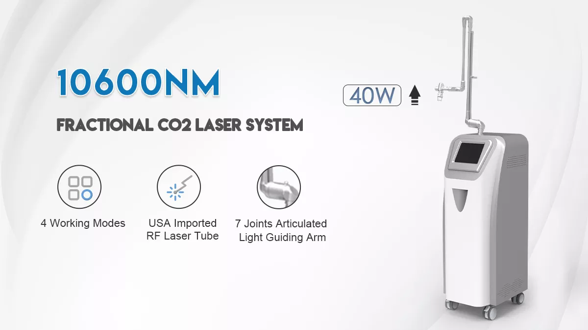 Women medical equipment fractional CO2 laser machine vaginal rejuvenation equipment