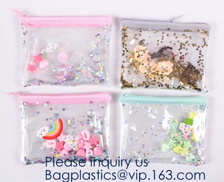 EVA High Quality Holographic neon New Design Custom PVC Jelly Bag Cosmetic Custom Make up Bag for Women BAGEASE PACKAGE