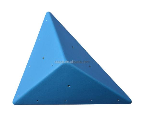 Green Professional Indoor Rock Climbing Wall Volumes for Climbers Playground