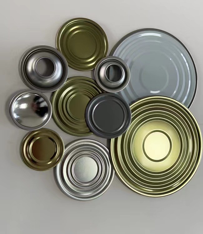 Normal End 200# 50mm Diameter round shape tinplate lid cover for ketchup can bottom