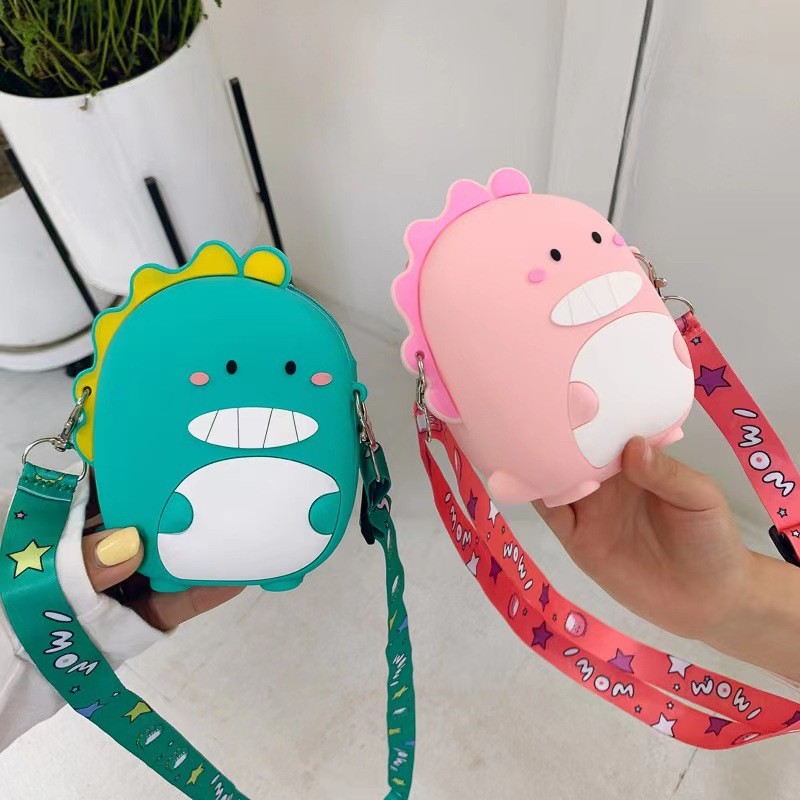 Little Girls Boys Purse Bag Toddler Crossbody Bag Dinosaur Crossbody Purse For Kids Pop Purse Bag Pencil Pouch Case Bag